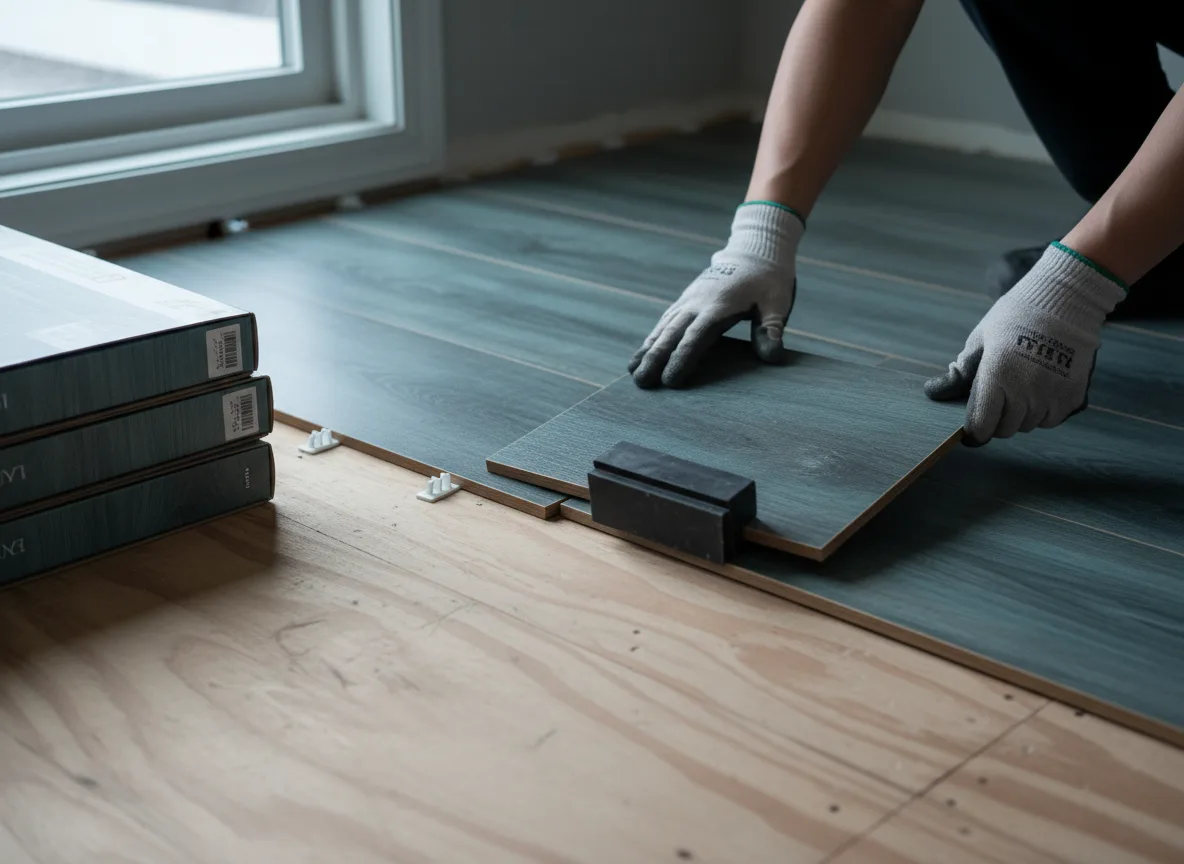Luxury Vinyl Plank Installation company in Protection, KS